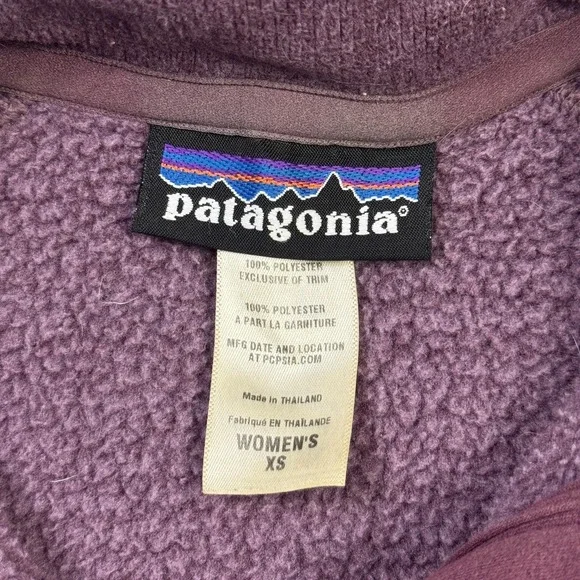 Patagonia 1/4 Zip Fleece Better Sweater Womens XS Purple Pullover Outdoor - Picture 2 of 10